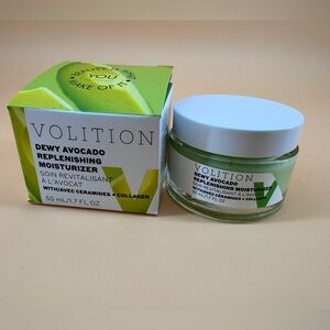VOLITION BEAUTY Dewy Avocado Replenishing Moisturizer Ceramides Collagen 1.7oz